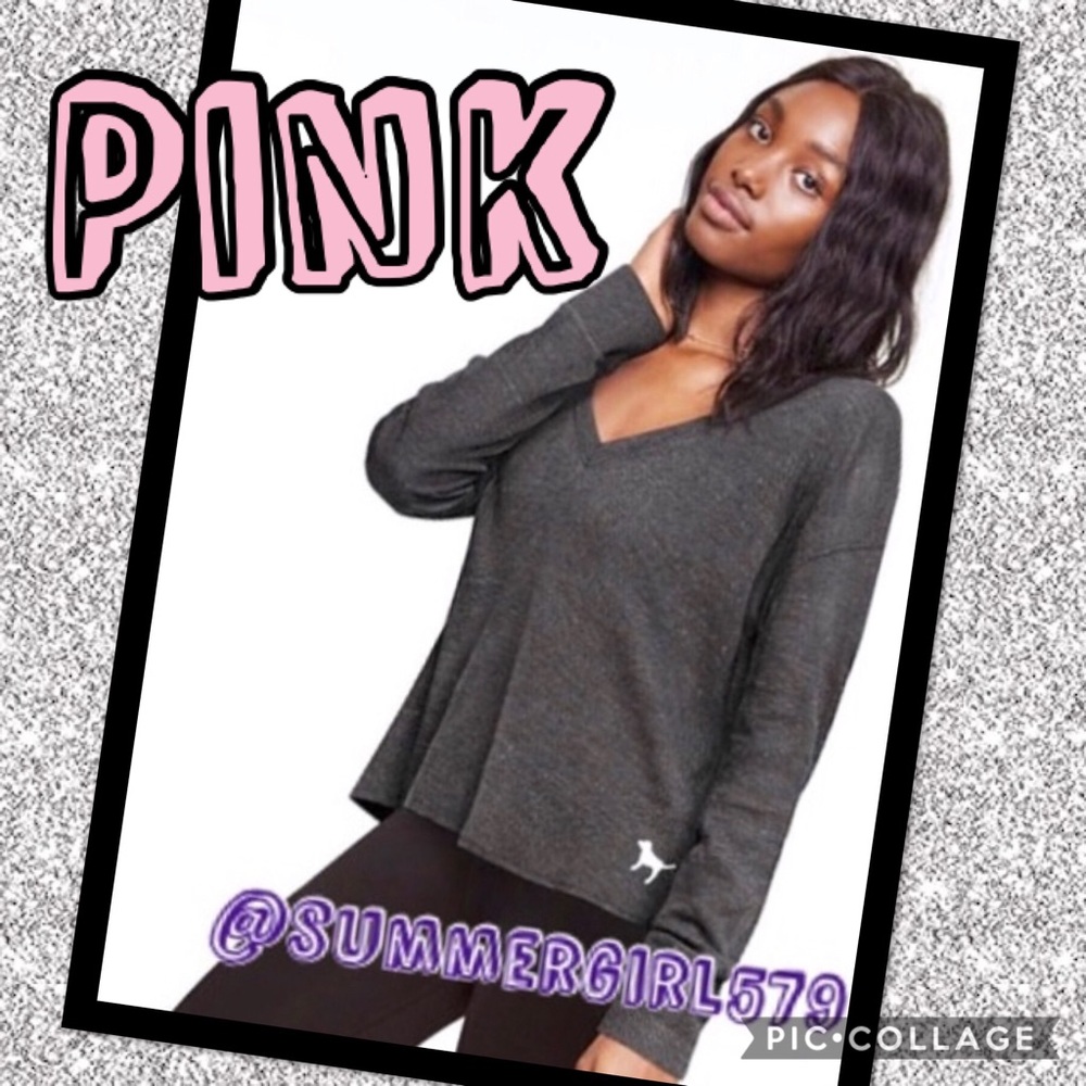 🏷NWT VS Pink  Long Sleeve Legging Tee